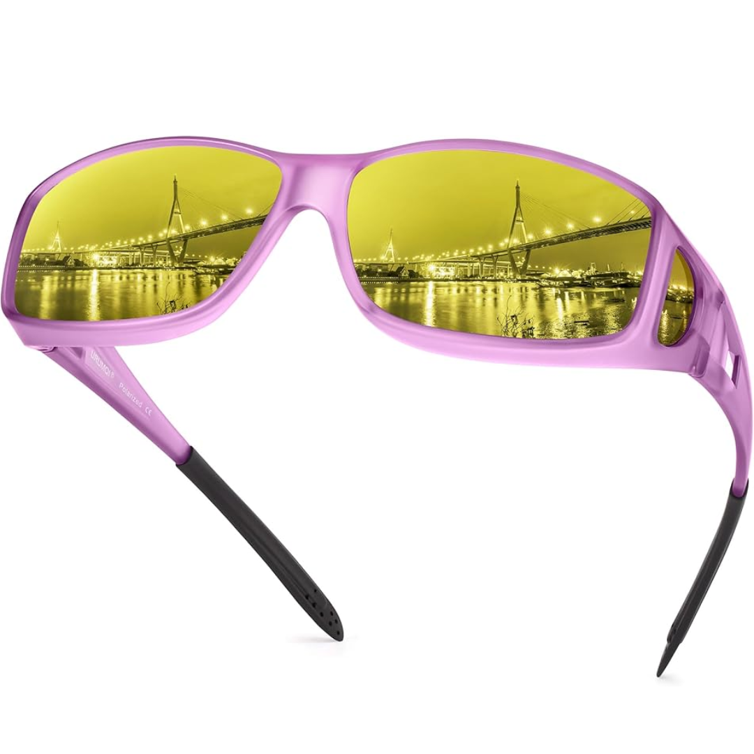 Anti Glare Polarized Night Drive Glasses - Pexav