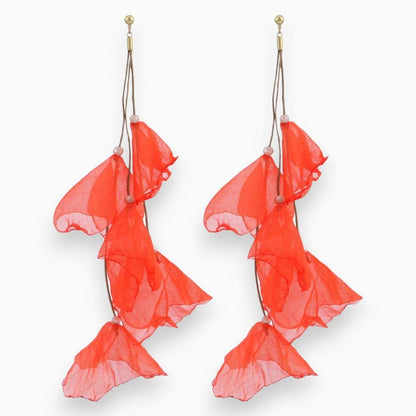 Beautiful Flower Drop Earrings - Pexav
