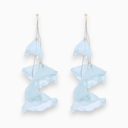 Tulip Treasure Earrings - Florina-Light blue-Nora Luxe
