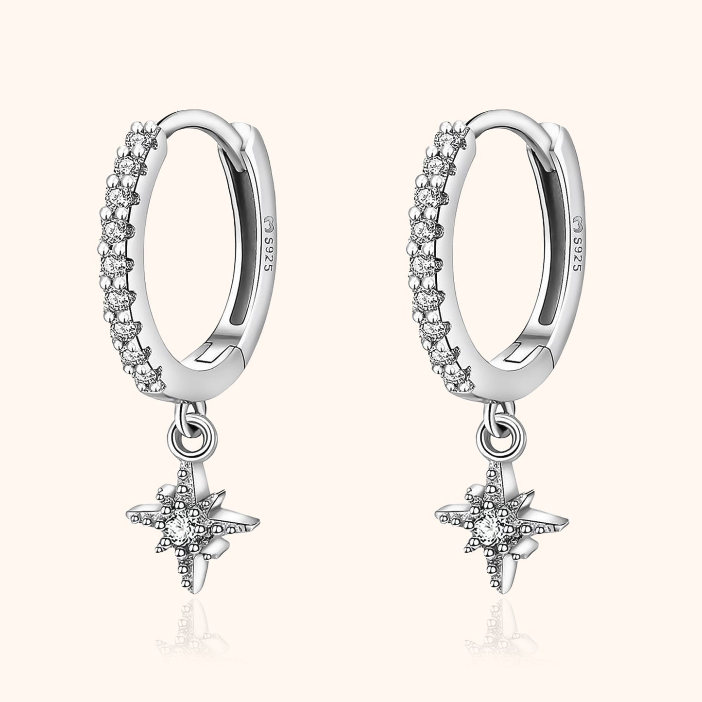 Beautiful Star Dangle Earrings - Pexav