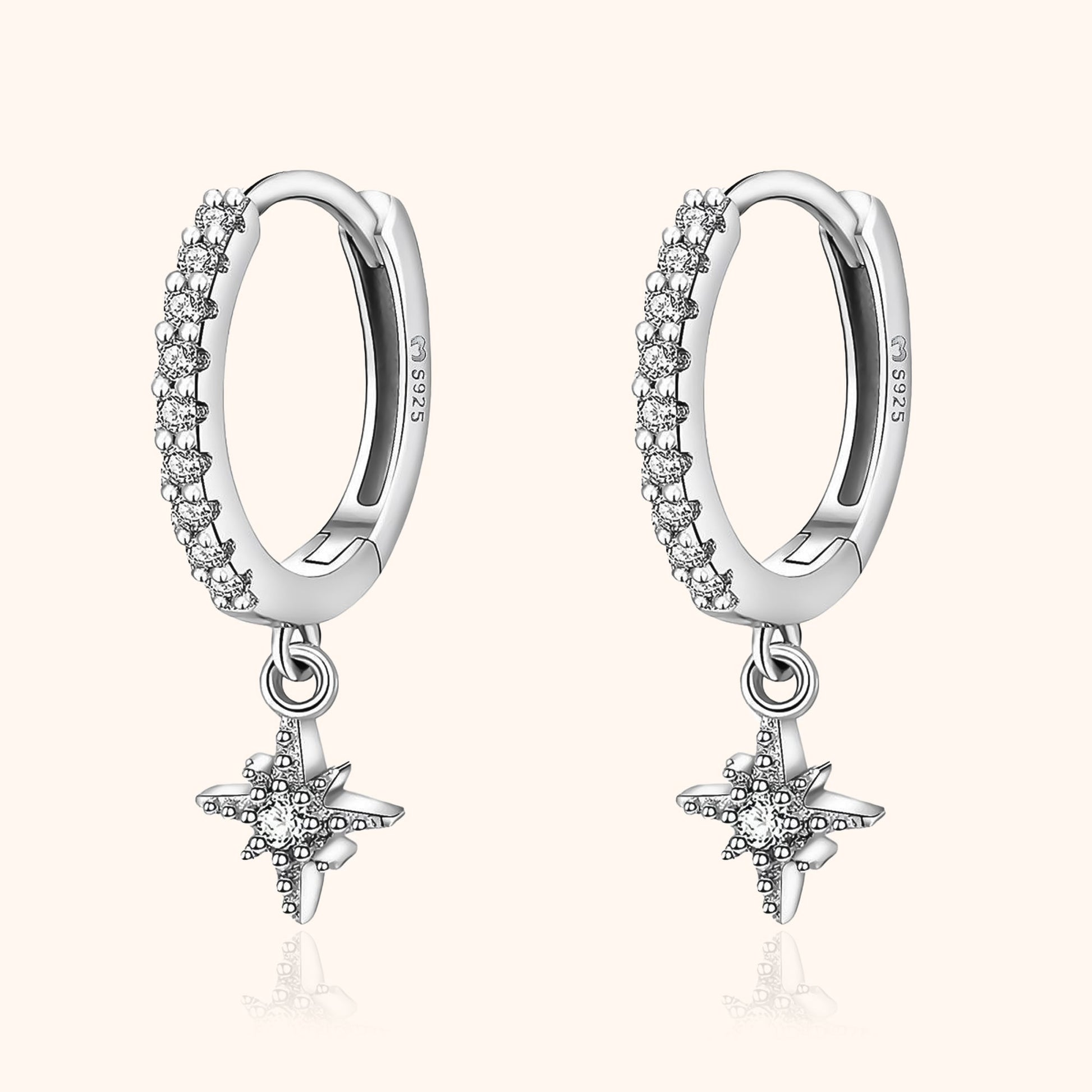 Beautiful Star Dangle Earrings - Pexav