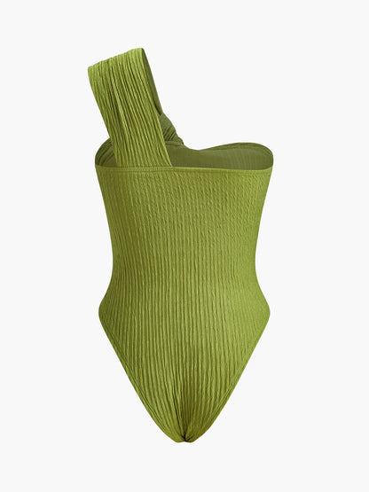 Asymmetric Neckline One Shoulder Jumpsuit