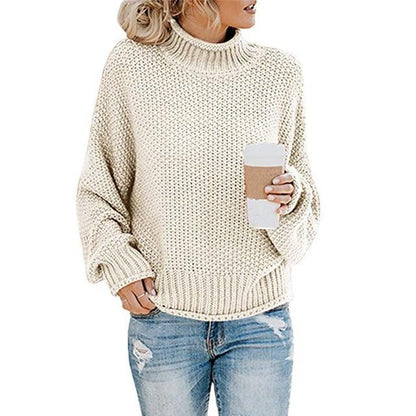 Warm Crew Neck Long Sleeve Sweater