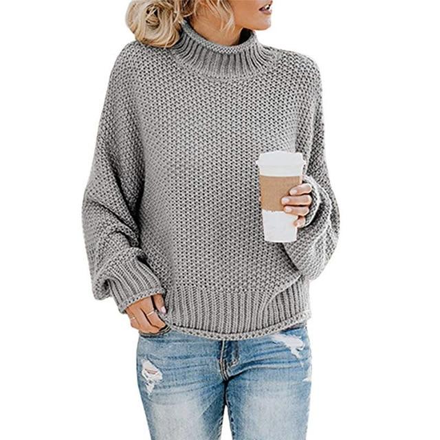 Warm Crew Neck Long Sleeve Sweater