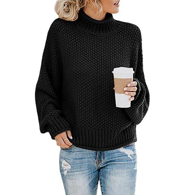 Warm Crew Neck Long Sleeve Sweater
