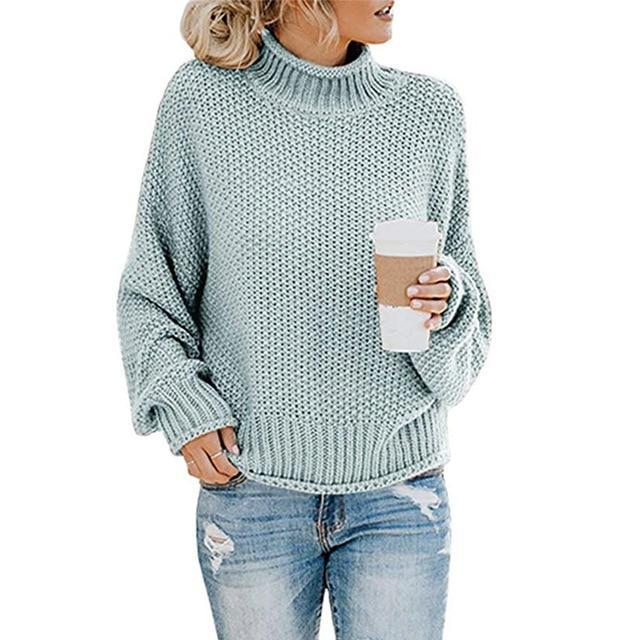 Warm Crew Neck Long Sleeve Sweater
