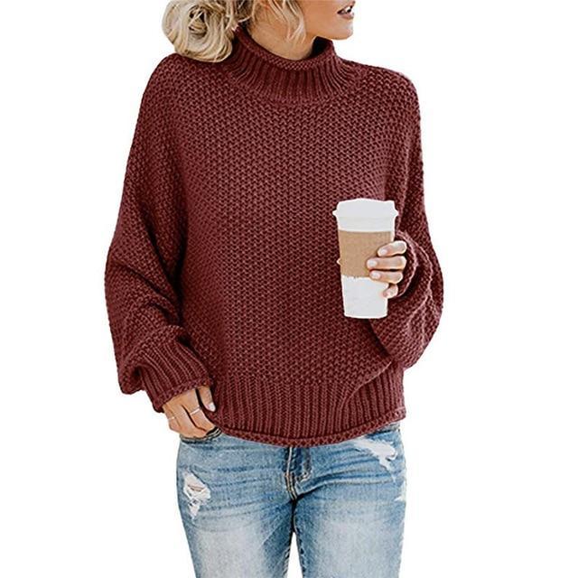 Warm Crew Neck Long Sleeve Sweater