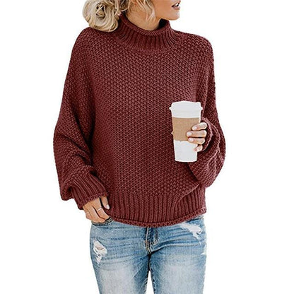 Warm Crew Neck Long Sleeve Sweater