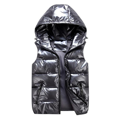 Quilted Mens Sleeveless Vest Jacket