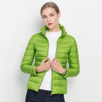 Women's Padded Coat - Waterproof Slim Fit Jacket