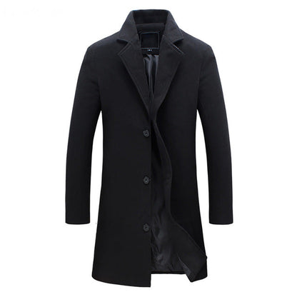 Warm Double Breasted Mens Coat