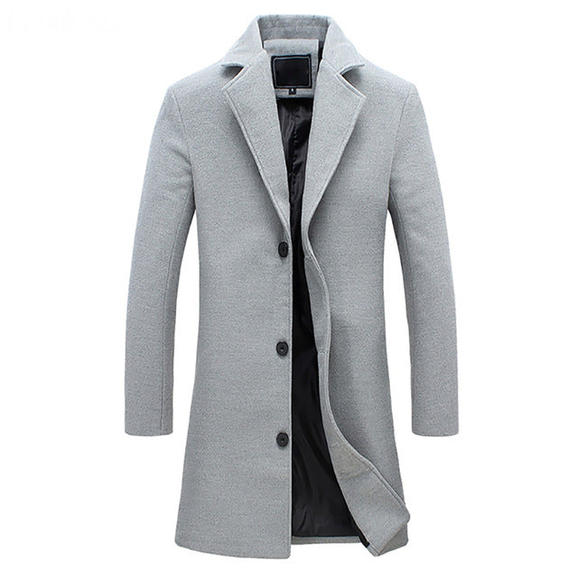 Warm Double Breasted Mens Coat - Nocini