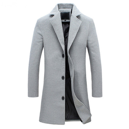 Warm Double Breasted Mens Coat - Nocini
