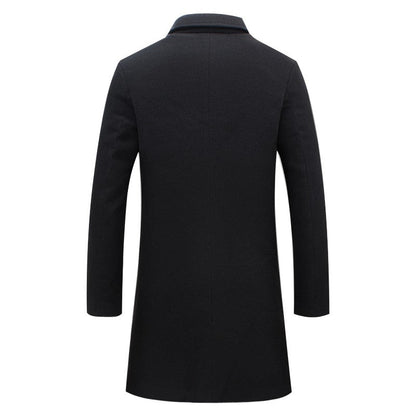 Warm Double Breasted Mens Coat