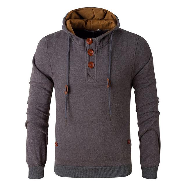Casual Fleece Drawstring Hoodie Jacket - Nocini