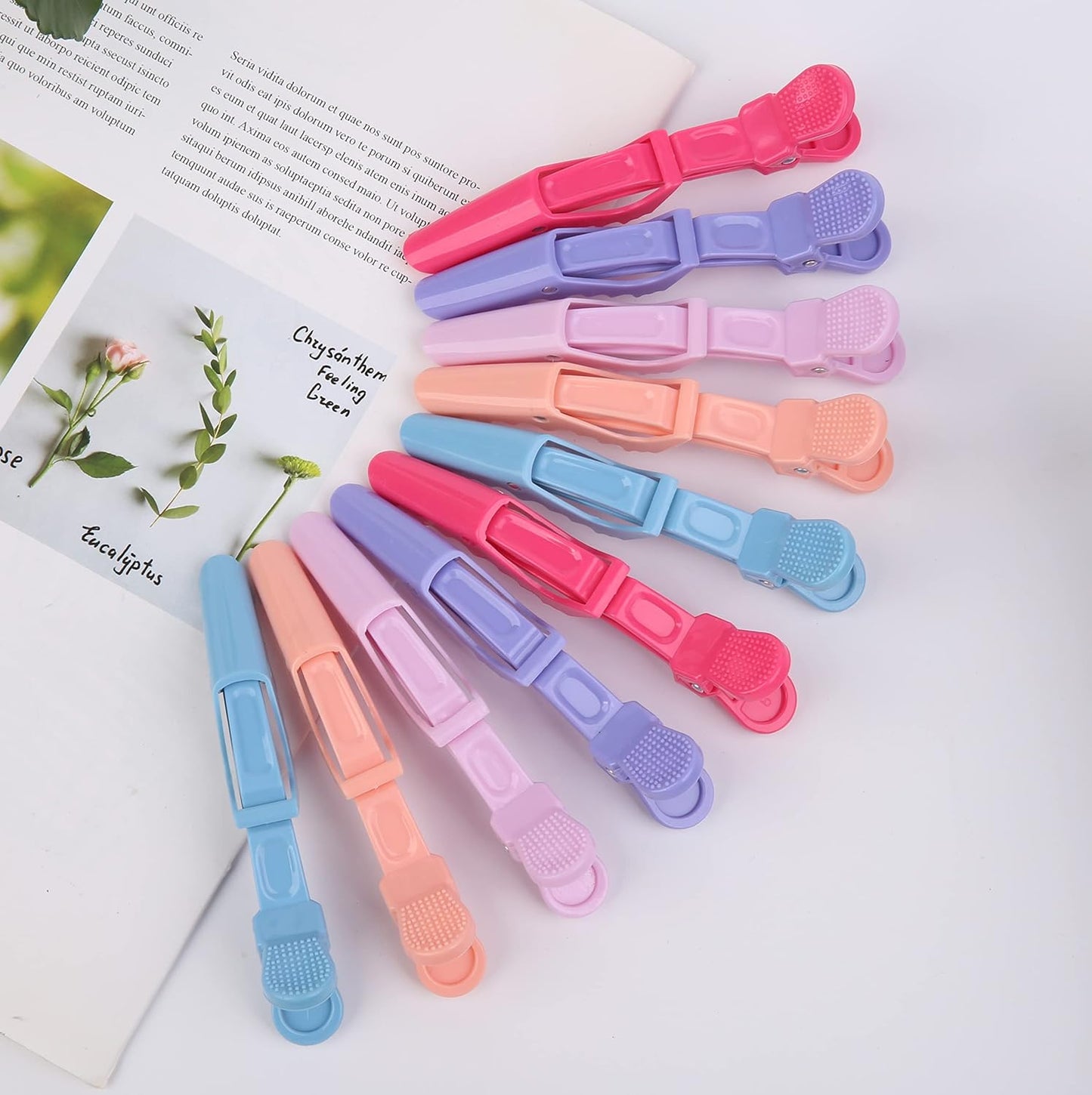 Professional Hair Styling Clips – 10-Pack-Set 1-Nora Luxe