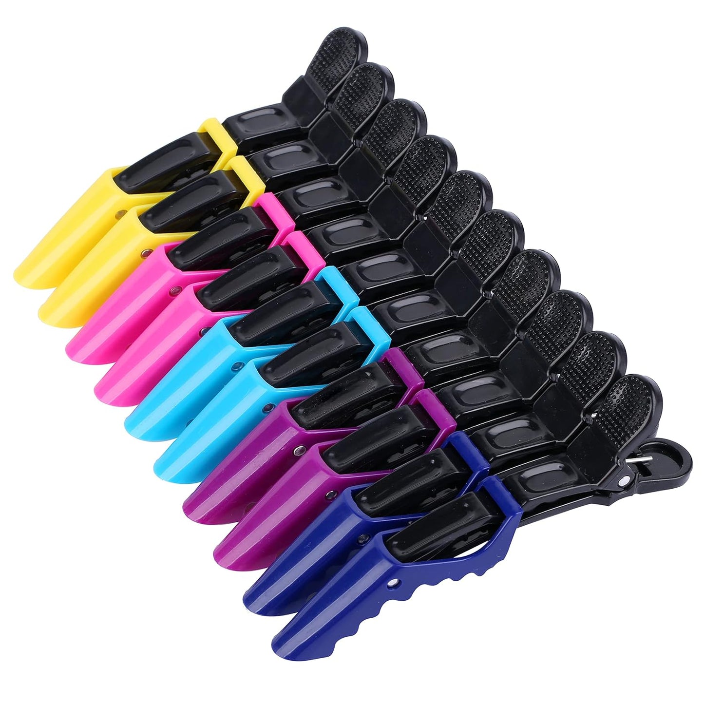 Salon Quality Hair Sectioning Clips 10pc Set - Pexav