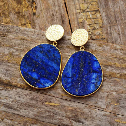 Safeguard Blue Lapis Earrings - Pexav