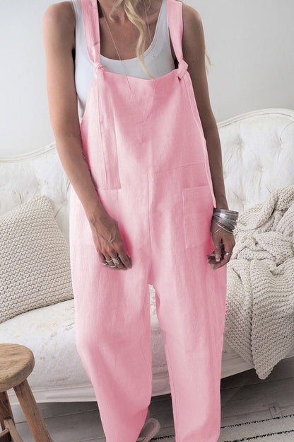 Comfy Women's Wide Leg Jumpsuit with Pockets - Nocini