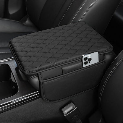 Premium Leather Auto Armrest Pad - Pexav