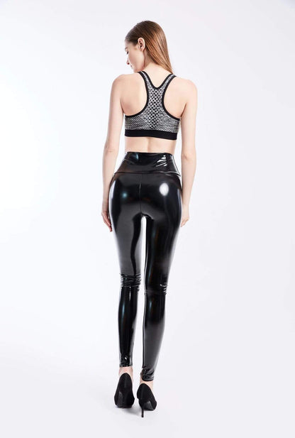 PU Leather Leggings - Ilse-Black-S-Nora Luxe