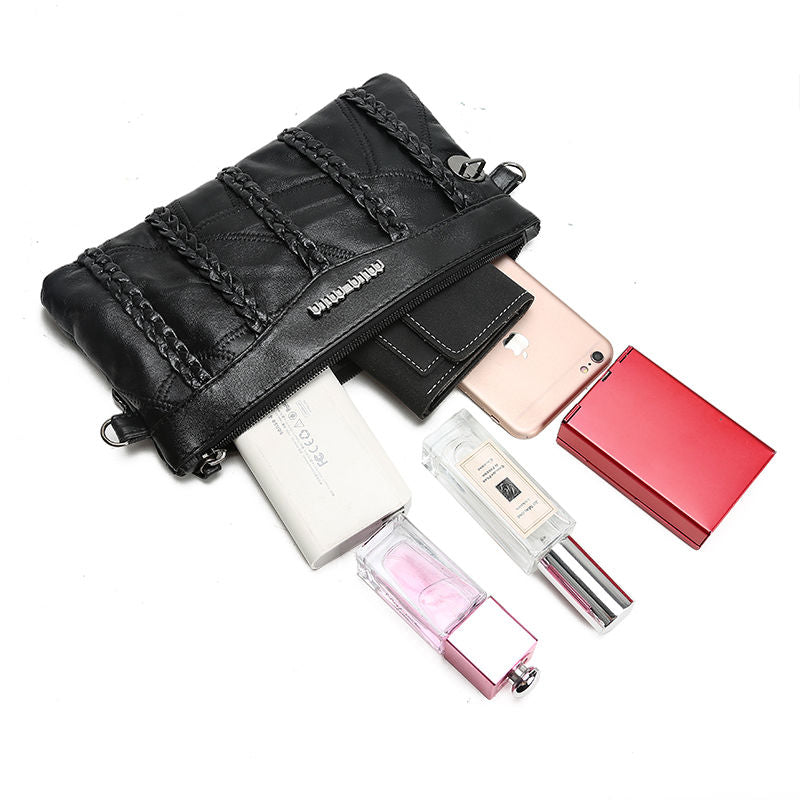 Fashionable Synthetic Crossbody Bag with Roomy Inside