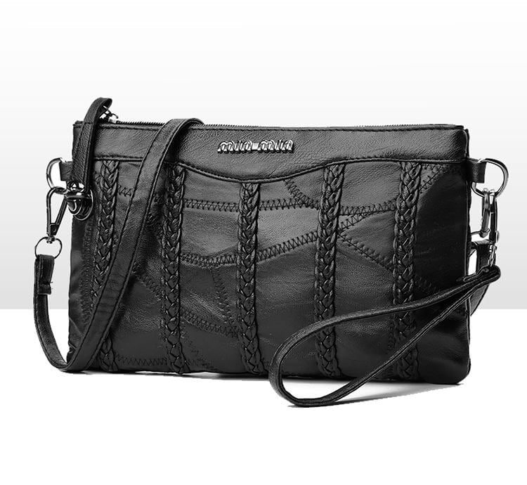 Fashionable Synthetic Crossbody Bag with Roomy Inside