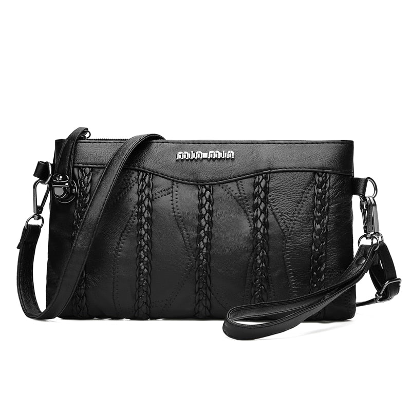 Fashionable Synthetic Crossbody Bag with Roomy Inside - Pexav