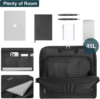 Collapsible Water Resistant Luggage Dress Bag with Shoulder Strap