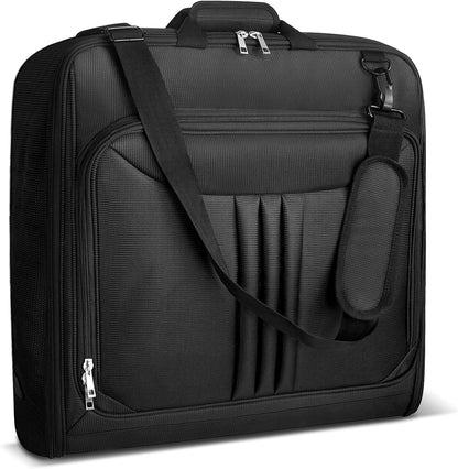 Collapsible Water Resistant Luggage Dress Bag with Shoulder Strap - Pexav
