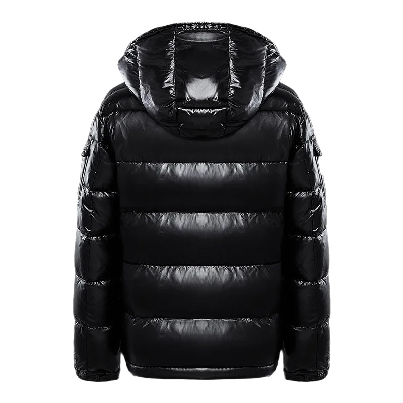 Warm Men's Padded Zip Up Hooded Jacket