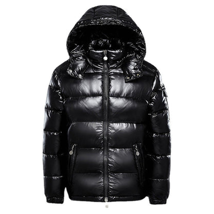 Warm Men's Padded Zip Up Hooded Jacket - Nocini