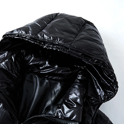 Warm Men's Padded Zip Up Hooded Jacket