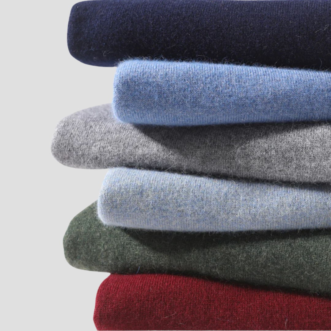 Classic Fit Crew Neck Pullover Sweater