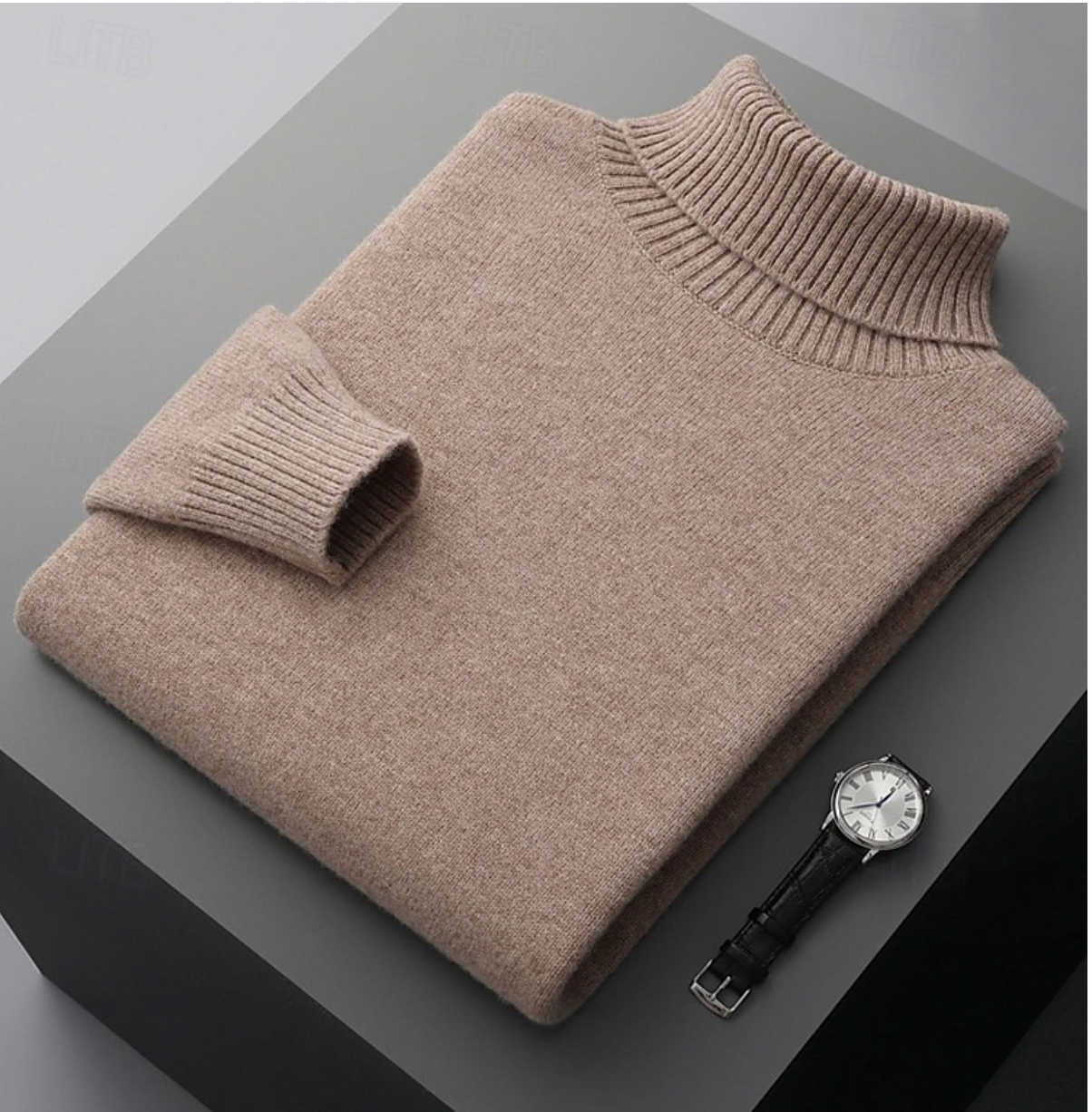 Classic Fit Crew Neck Knit Sweater - Nocini