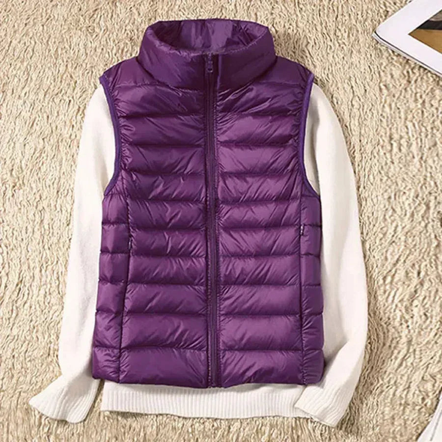 Waterproof Ladies Gilet with Zip Fastening