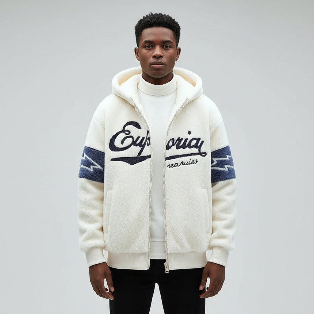 Men's Waterproof Hooded Zip Jacket - Olytrend