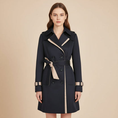 Double-Breasted Trench Coat for Women 