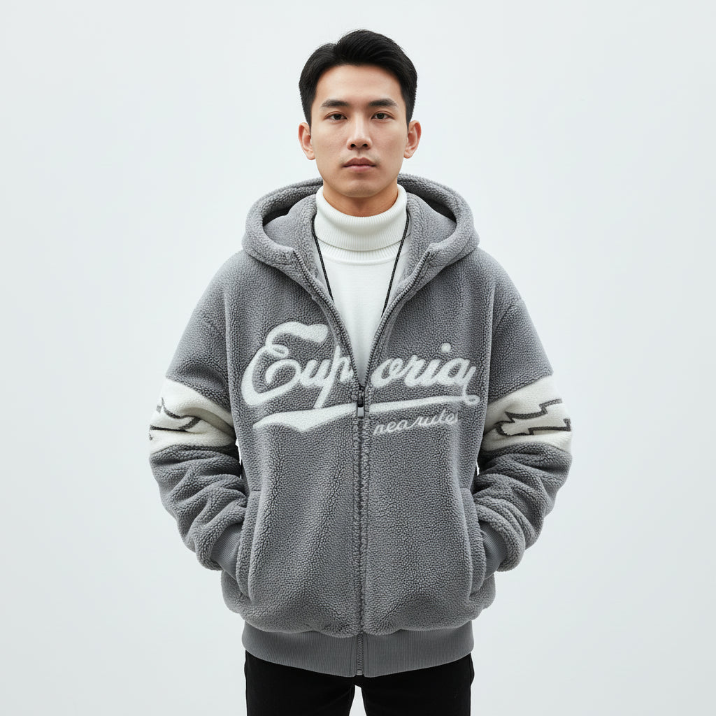 Hooded Zip-Up Jacket for Men 