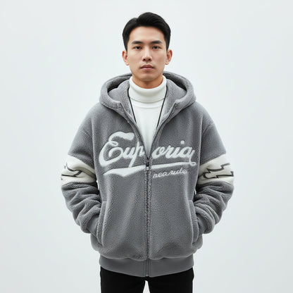 Hooded Zip-Up Jacket for Men 