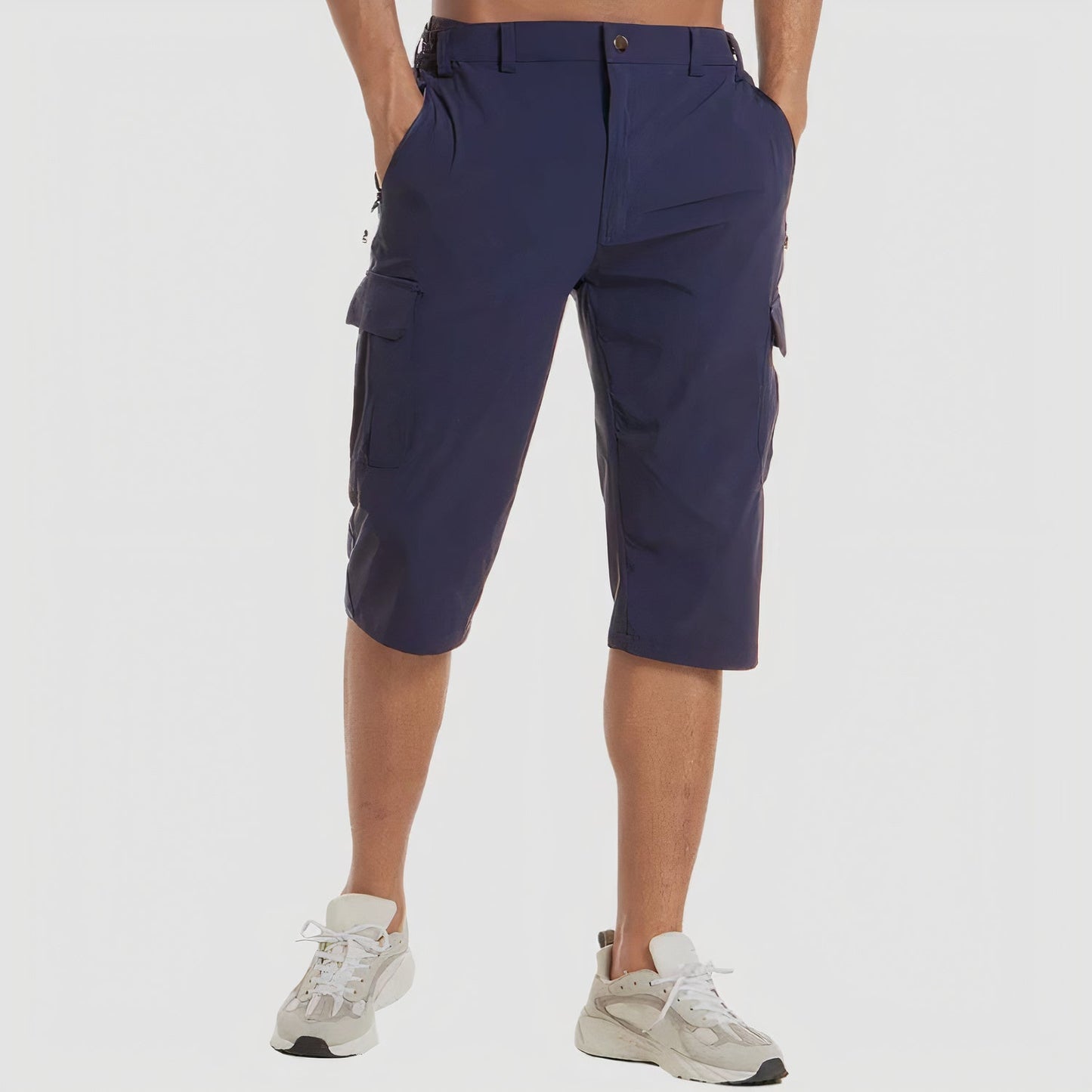 Waterproof Mens Athletic Cargo Shorts - Pexav