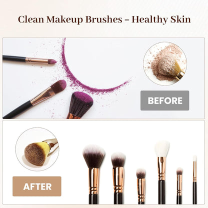 Quick Drying Electric Makeup Brush Cleaner – Clean & Ready to Use Immediately!-Black-Nora Luxe