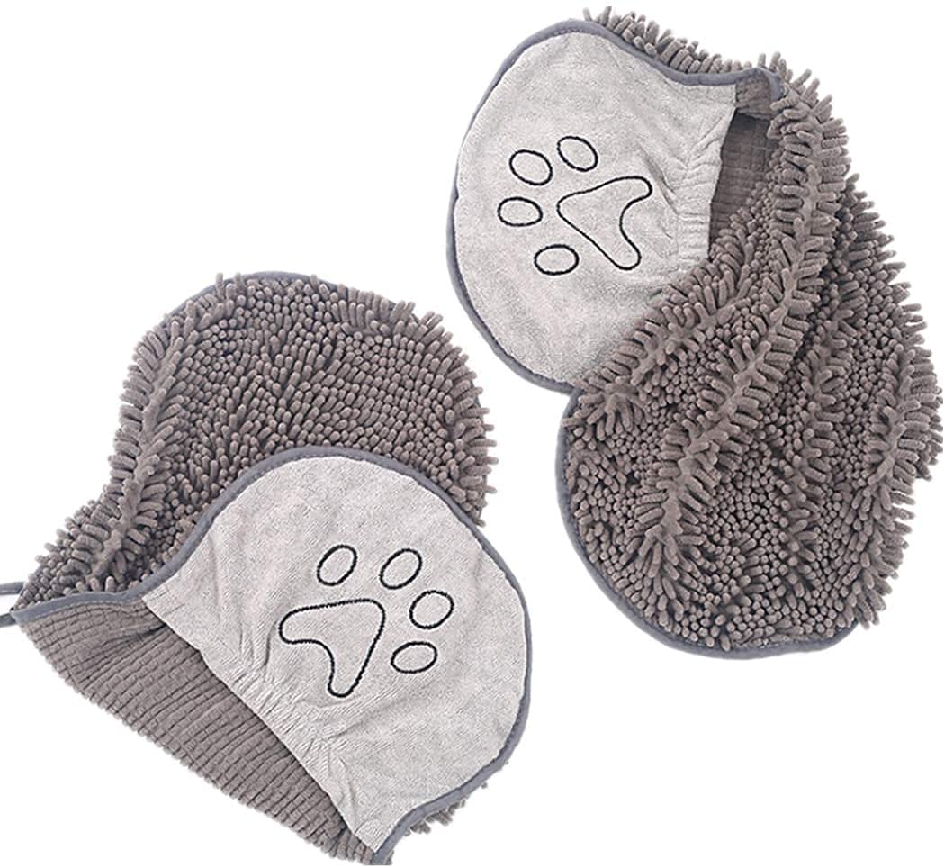 Quick-Drying Microfiber Dog Towel - Super Absorbent & Soft-Gray-Nora Luxe