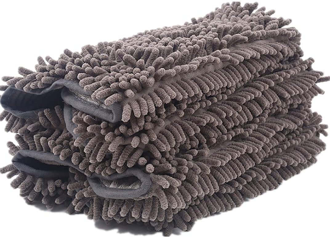 Quick-Drying Microfiber Dog Towel - Super Absorbent & Soft-Gray-Nora Luxe