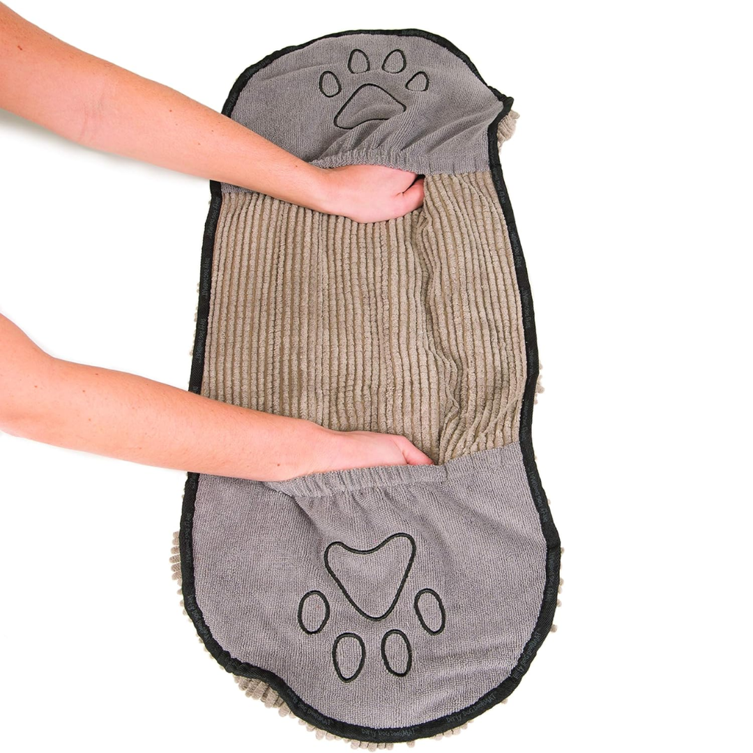 Quick-Drying Microfiber Dog Towel - Super Absorbent & Soft-Gray-Nora Luxe