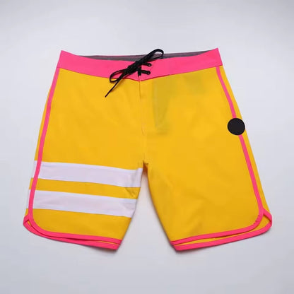 Quick-drying & Water-repellent Men's Surf Shorts - Lennox-Yellow-S-Nora Luxe