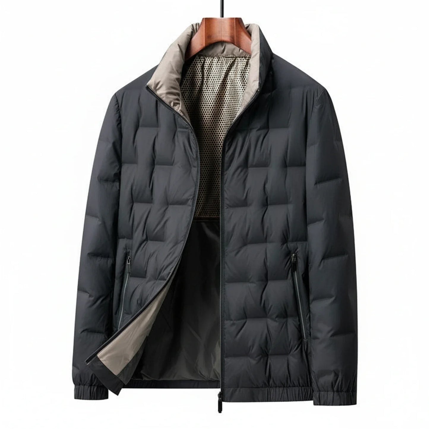 Warm Insulated Down Men's Winter Jacket
