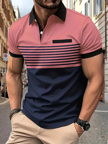 Classic Men's Polo Shirt Comfortable Casual Wear - Olytrend
