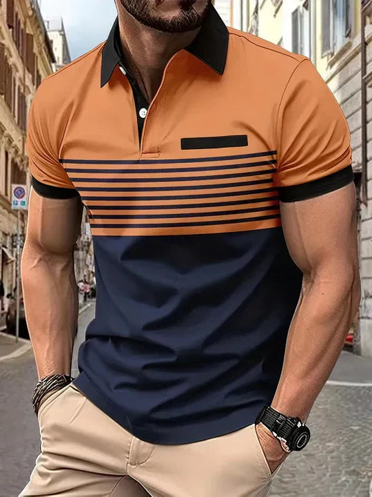 Classic Men's Polo Shirt Comfortable Casual Wear