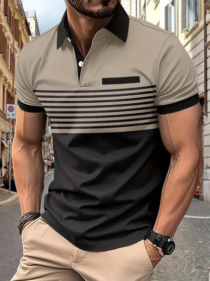 Classic Men's Polo Shirt Comfortable Casual Wear